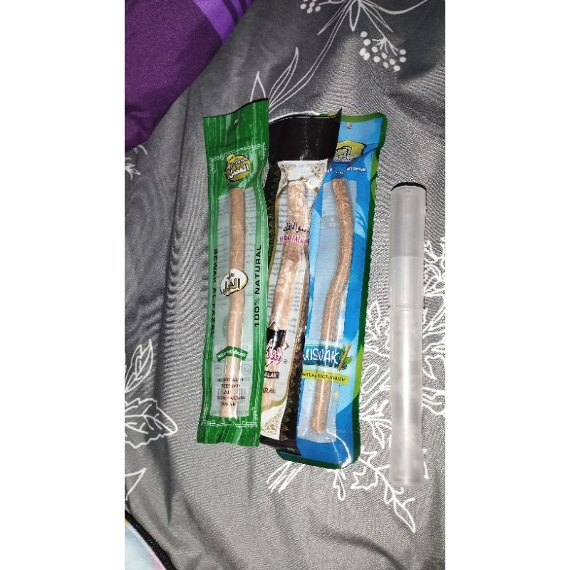 Siwak Kering Al Khair - Al Fazal - Al Falak - Siwak Holder