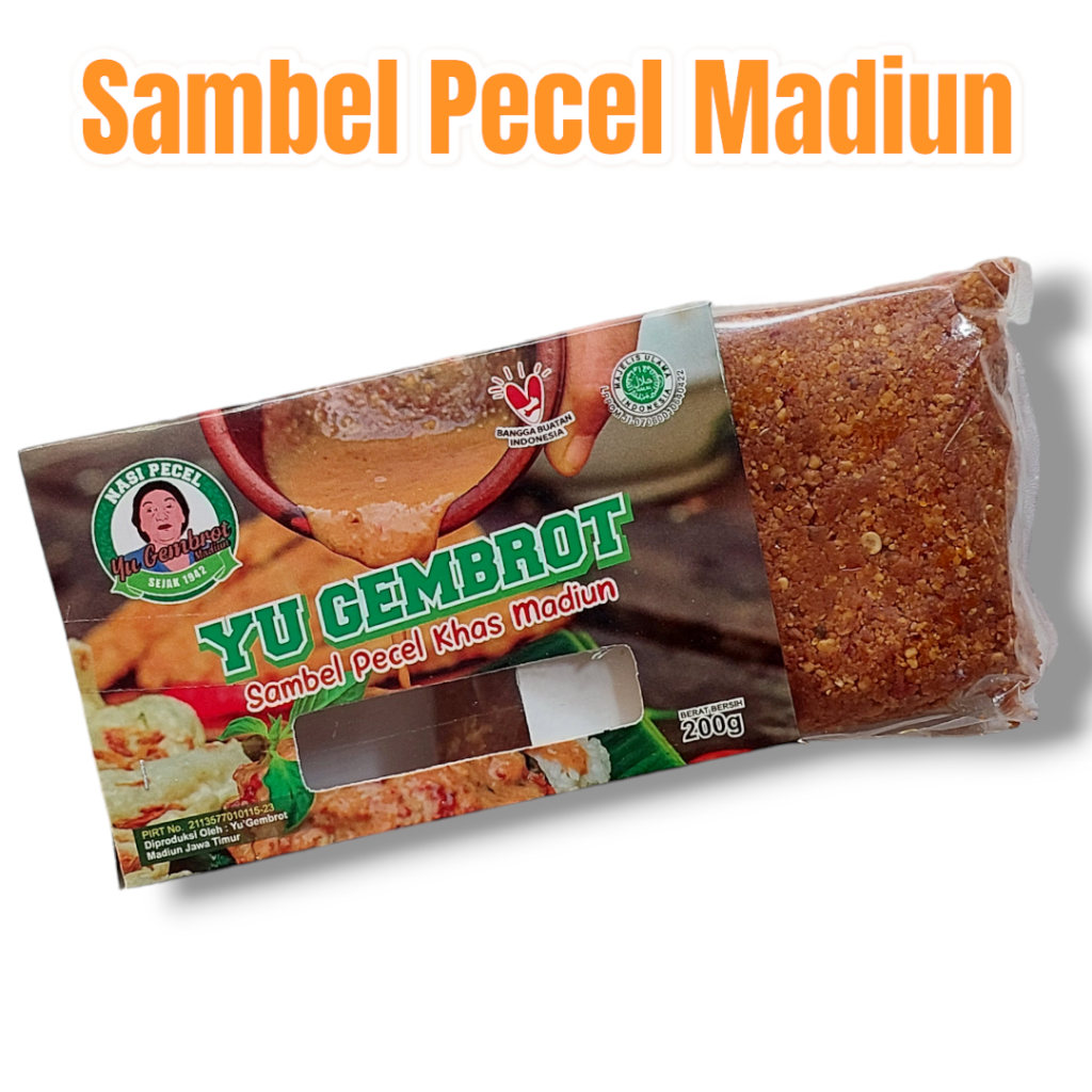 

Sambel Pecel Madiun Asli Yu Gembrot 200grm
