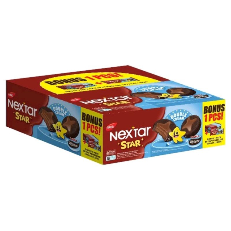 

Nextar brownies rasa cokelat 1box isi 10pcs @40grm