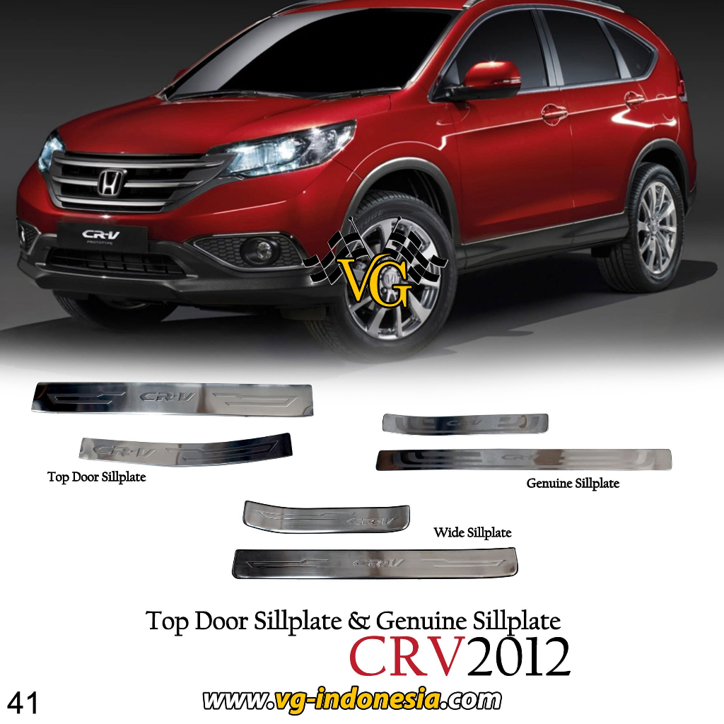 SILLPLATE CRV 2012 2013 2014 2015 2016 2017 CHROME