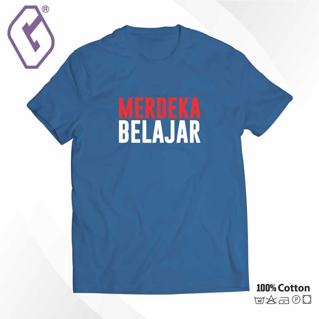 kaos merdeka belajar / baju distro merdeka belajar