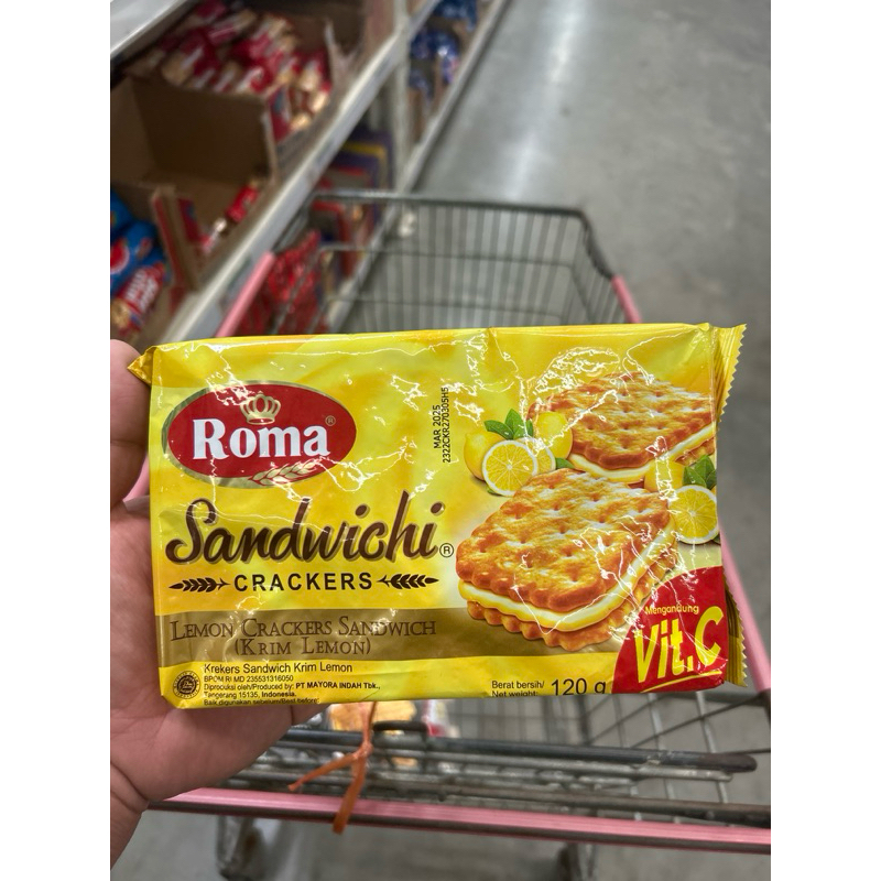 

Roma sandwichi crackers Lemon 120gram