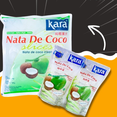 

Jelly Kepala/Nata De Coco 360 Gr/ Nata De Coco 1 Kg Cap KARA