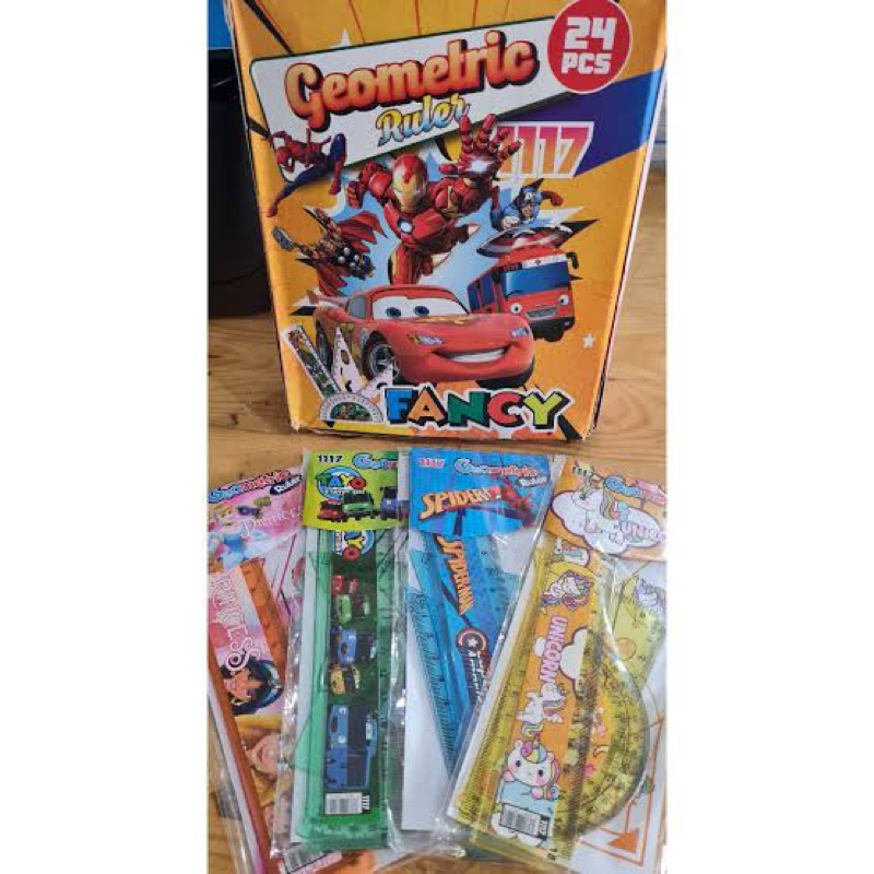 

Penggaris Set Geometric Ruler Fancy 1117