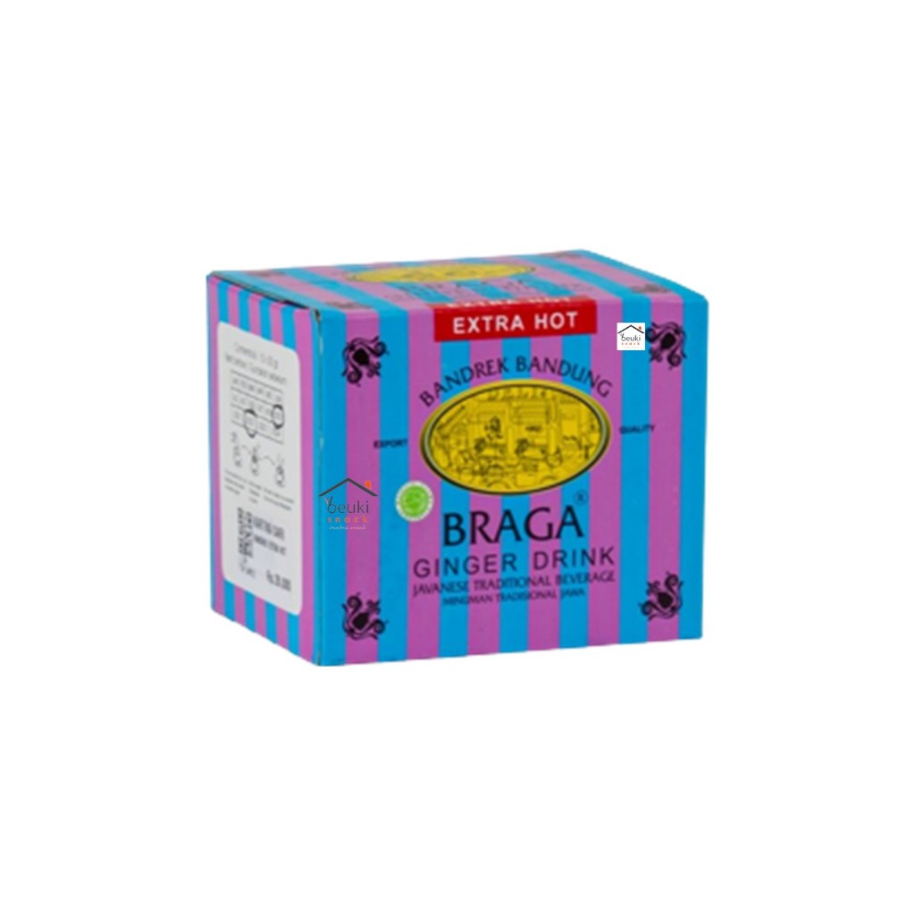 

Bandrek Braga Extra Hot Kemasan Box Isi 10 Sachet
