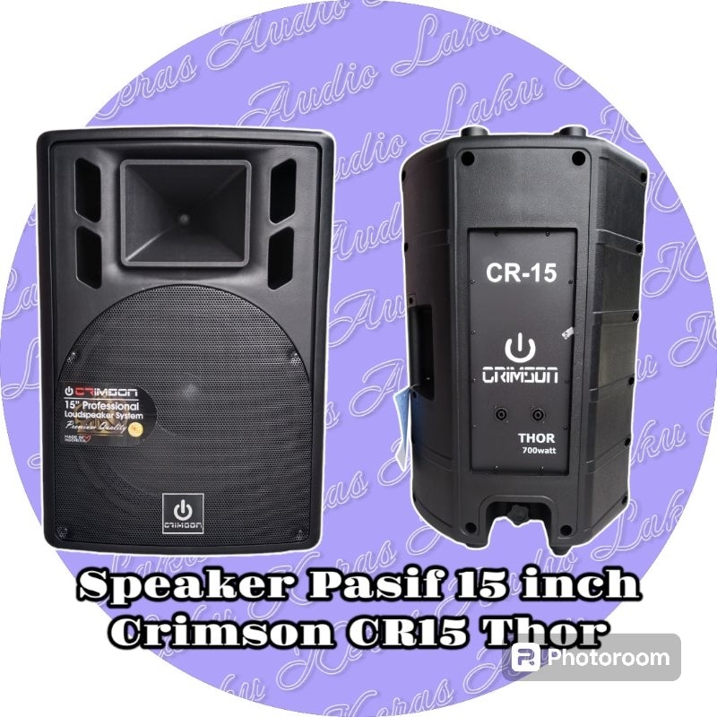Speaker 15 inch Pasif Crimson CR-15 Thor murah mantap