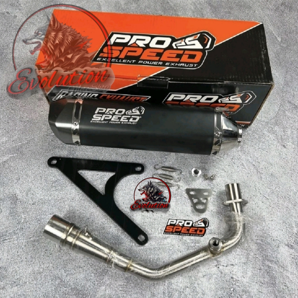 Knalpot PRO SPEED VESPA SPRINT PRIMAVERA LX S KNALPOT PROSPEED ORIGINAL