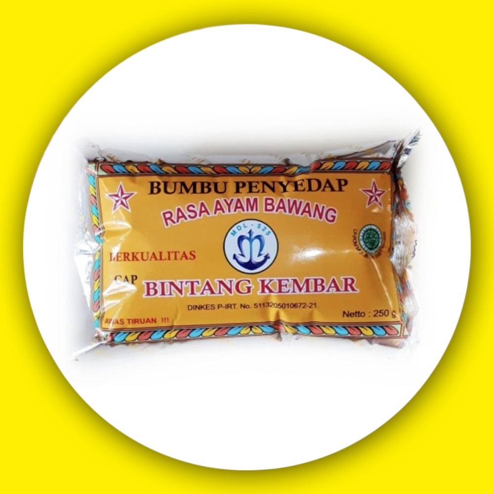 

Bumbu Penyedap Atom Cap Bintang Kembar Mandala Rasa Ayam Bawang 250 Gram