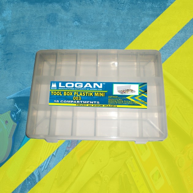 Mini Tool Box Logan/Tool Box Plastik Mini/Kotak Penyimpanan