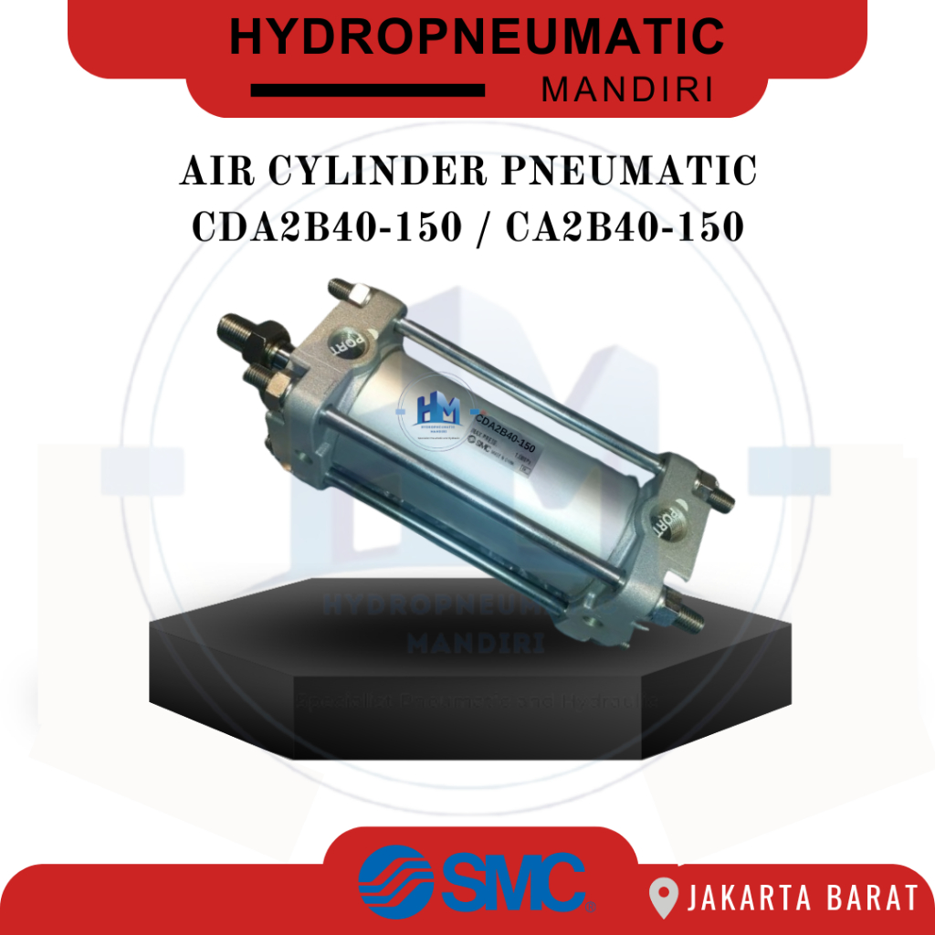 SMC AIR CYLINDER PNEUMATIC CDA2B40-150 / CDA2B40-150