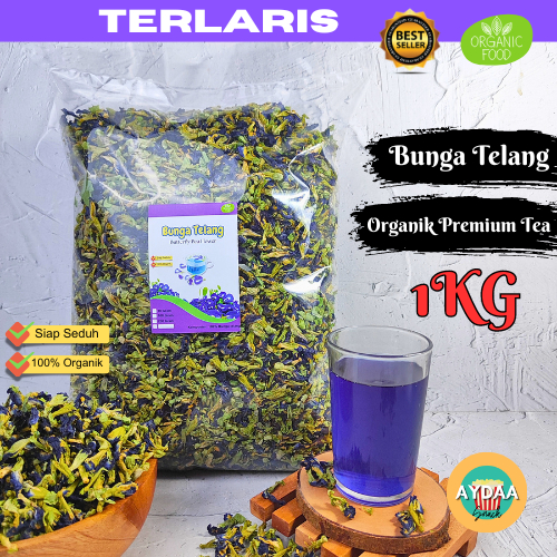 

BUNGA TELANG KERING 1KG ORGANIK TEH TELANG PREMIUM HERBAL ALAMI