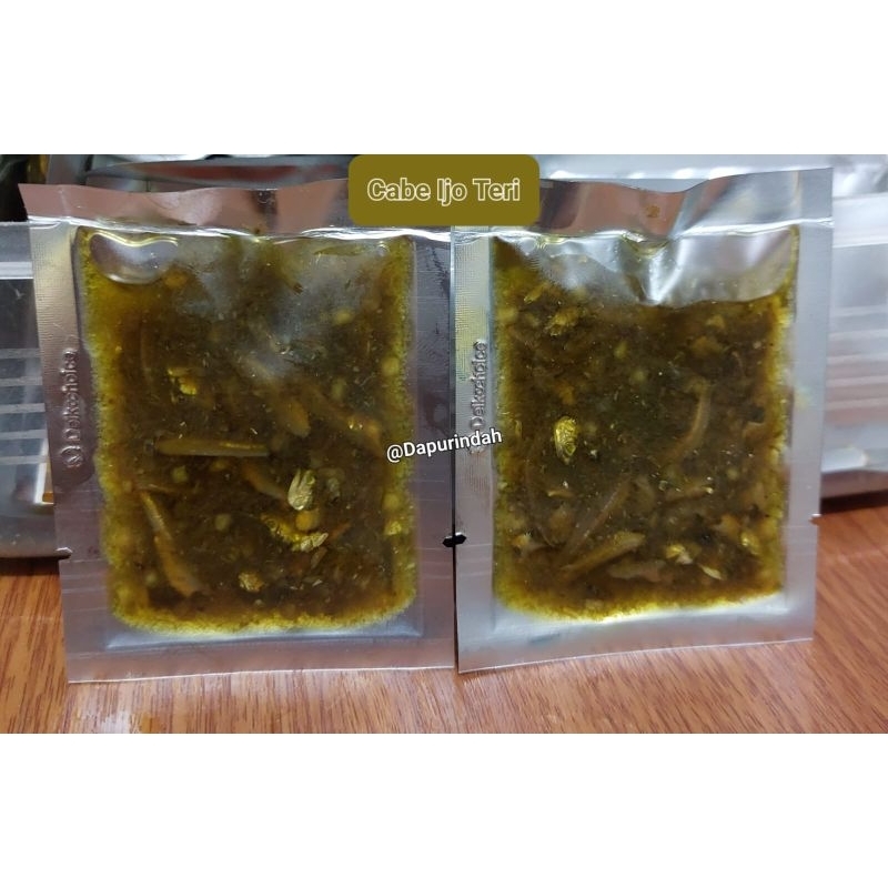 

Sambel Ijo teri kemangi