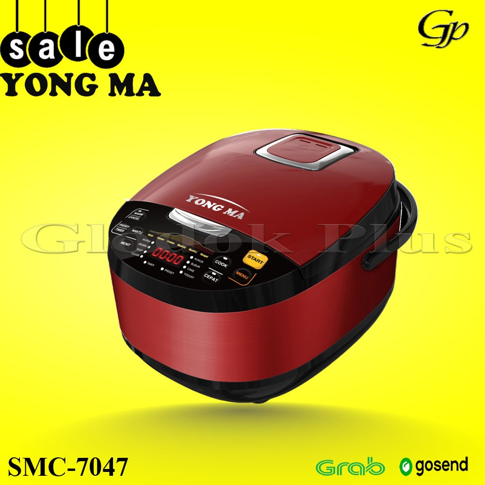 Yong Ma SMC 7047 Magic Com digital Rice Cooker 2 Liter SMC7047 yongma