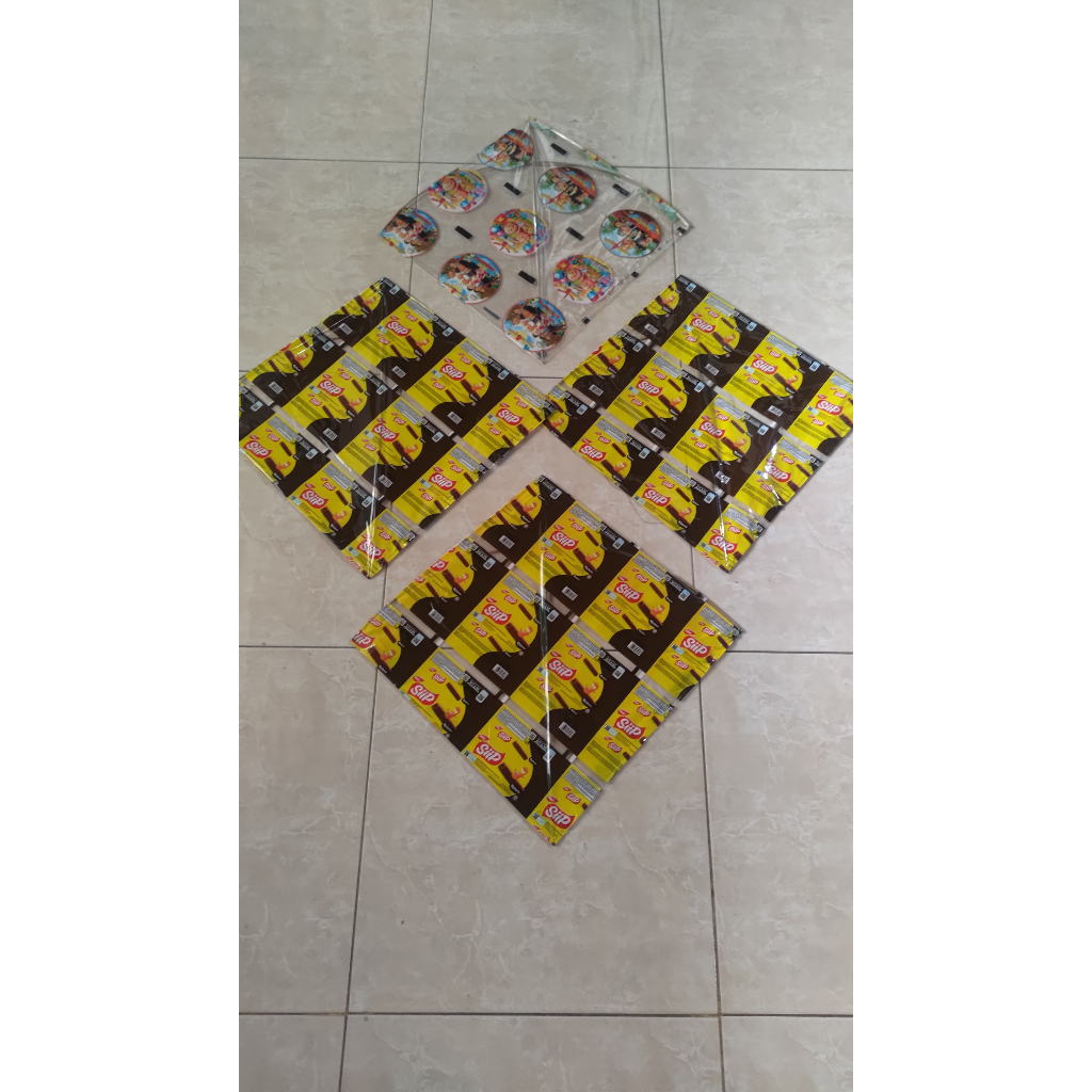 LAYANG-LAYANG PLASTIK LAYANGAN ADUAN ISI 100 PCS || MAINAN EDUKASI