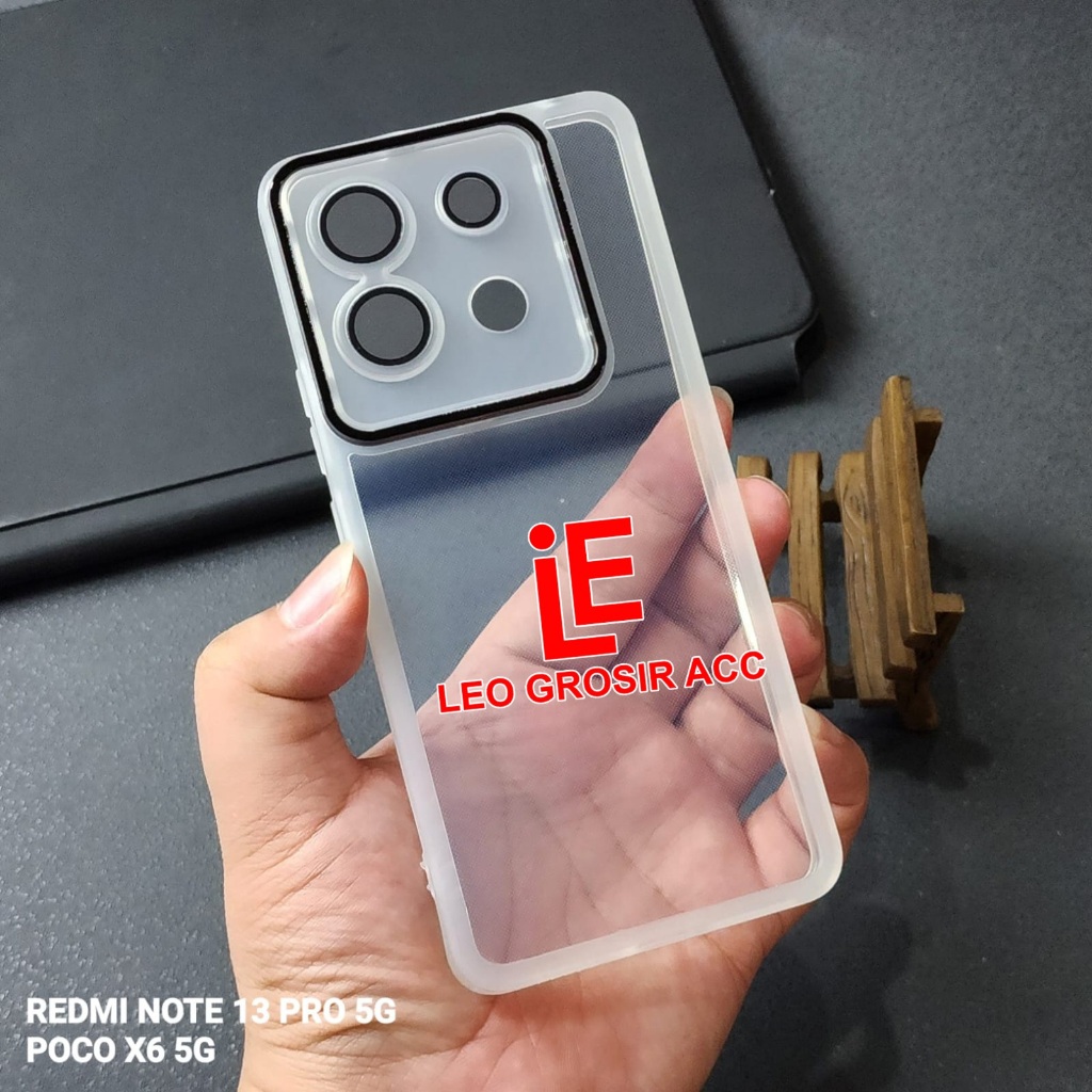 REDMI NOTE 13 PRO 5G CASE DUAL TONE SOFT CLEAR LENS CAMERA REDMI NOTE 13 PRO 5G