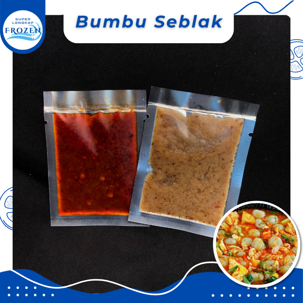 

Bumbu Seblak Instan / Bumbu Basah Seblak Baso Aci / Bumbu Seblak Instan Homemade 10gram