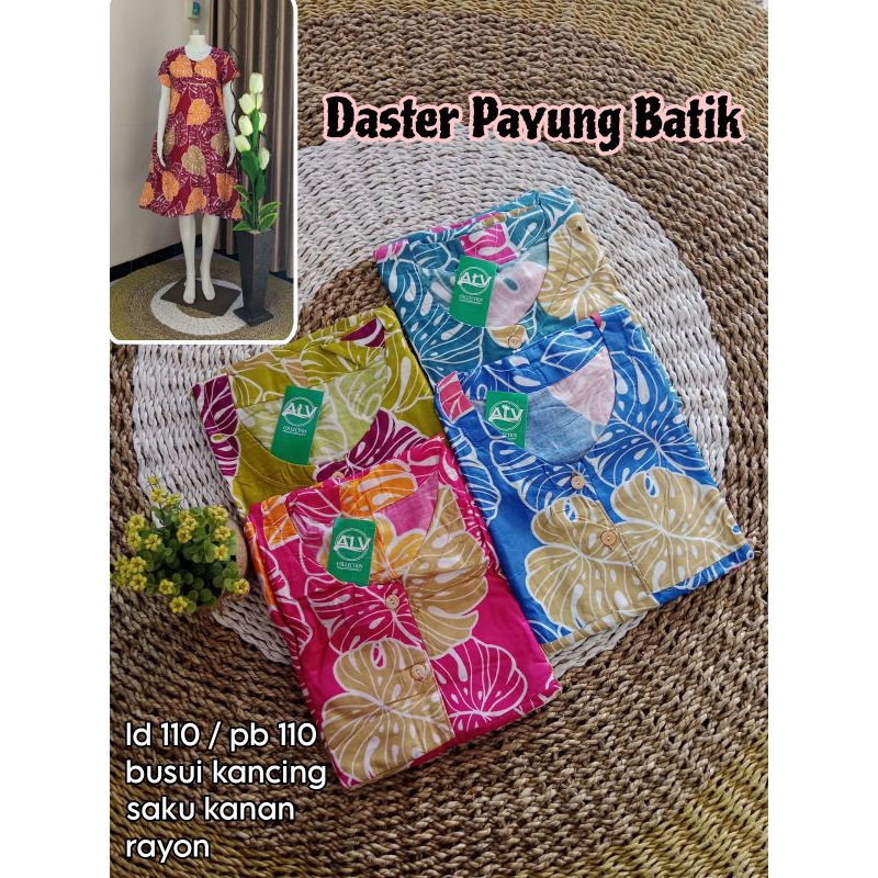 daster Payung Batik 35 ribuan/ daster payung rayon / daster batik payung