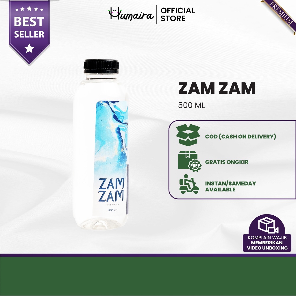 

Air Zam Zam Kemasan Original Safiya Herbal High Quality