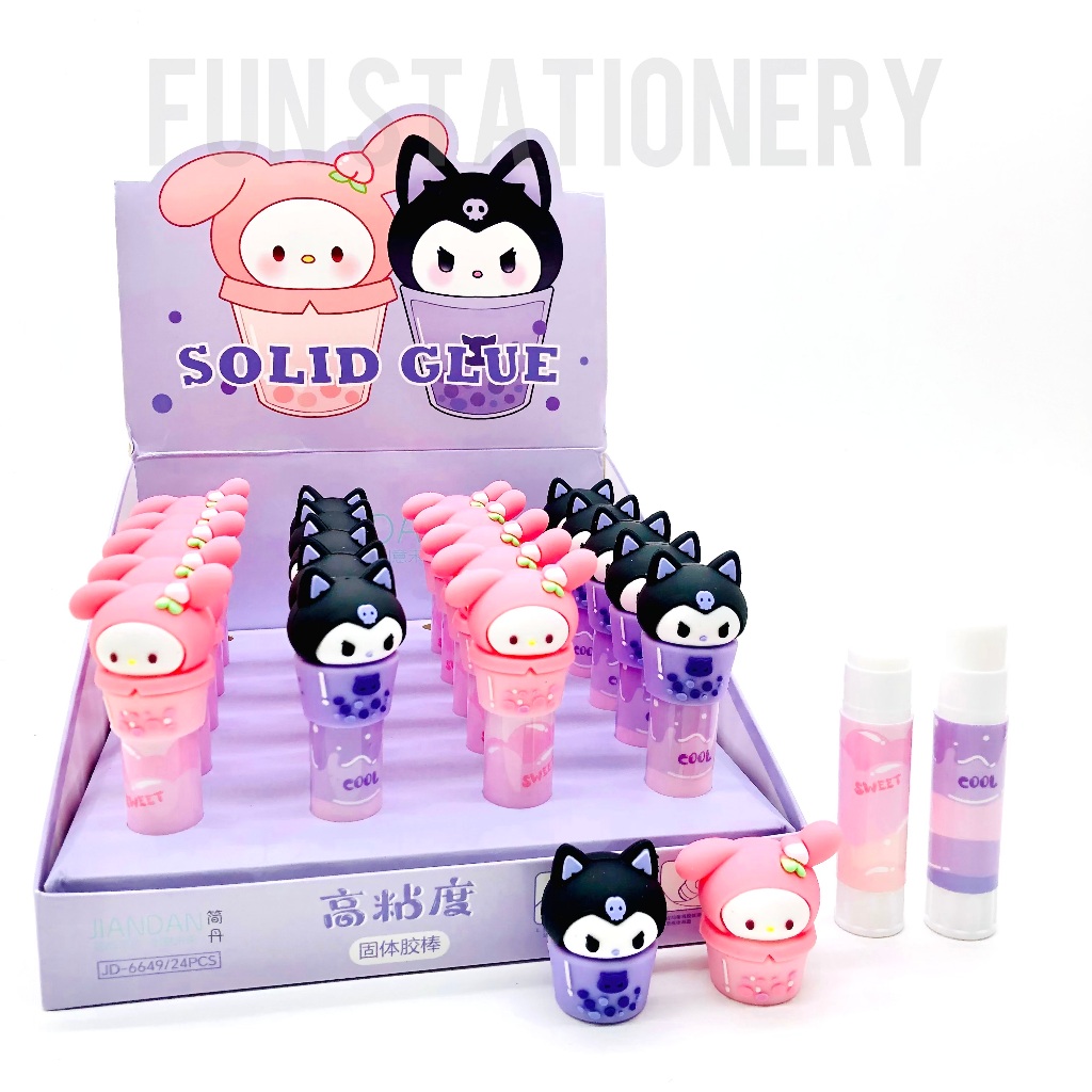 

GLUE STICK KEPALA SANRIO 6649 / LEM KERTAS MELODY KUROMI
