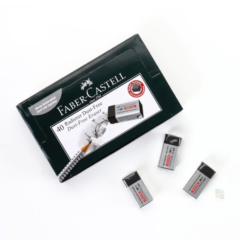 

FABER CASTELL - Penghapus Pensil Eraser Dust Free 7294 Hitam