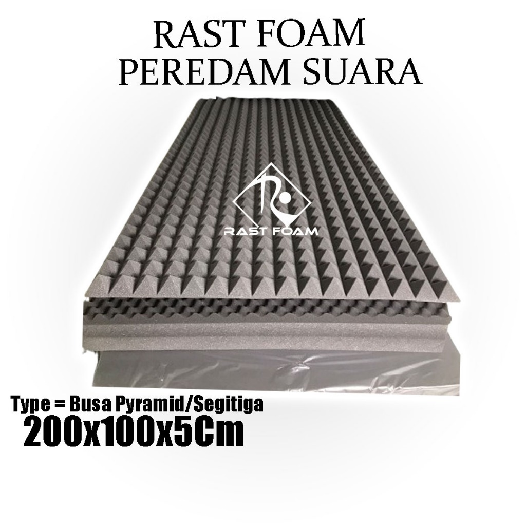 Busa Peredam Suara Studio - Busa Pyramid Acoustik Foam Peredam Ruangan