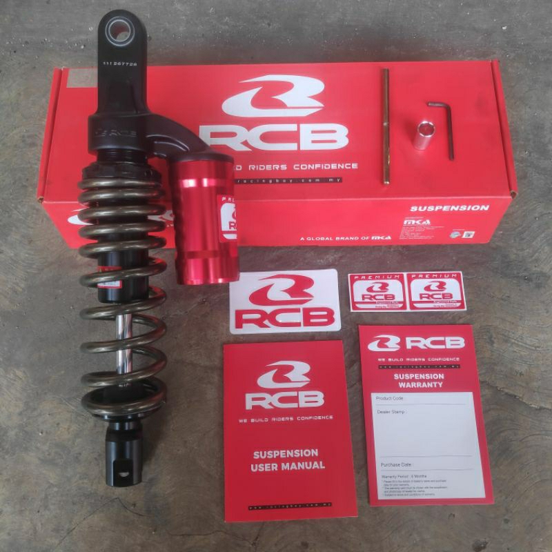 SHOCKBREAKER SHOCK TABUNG MOTOR MATIC VARIO 125 150 FI ESP RCB MB 2 MB2 SERIES TITANIUM 330mm