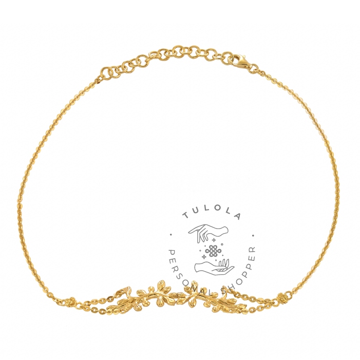 Tulola Jewelry - Dream Garden Leaf Choker - Kalung Perak