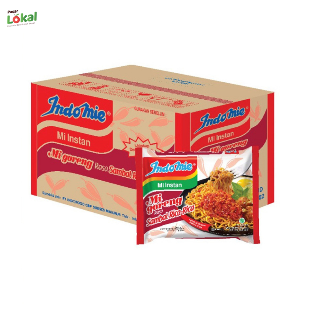 

Mie Instant Indomie Goreng Sambal Rica-Rica Dus Karton