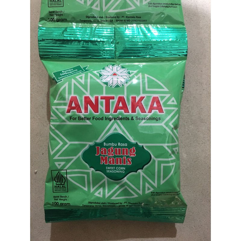 

Bumbu Antaka Rasa Jagung Manis 100 gr