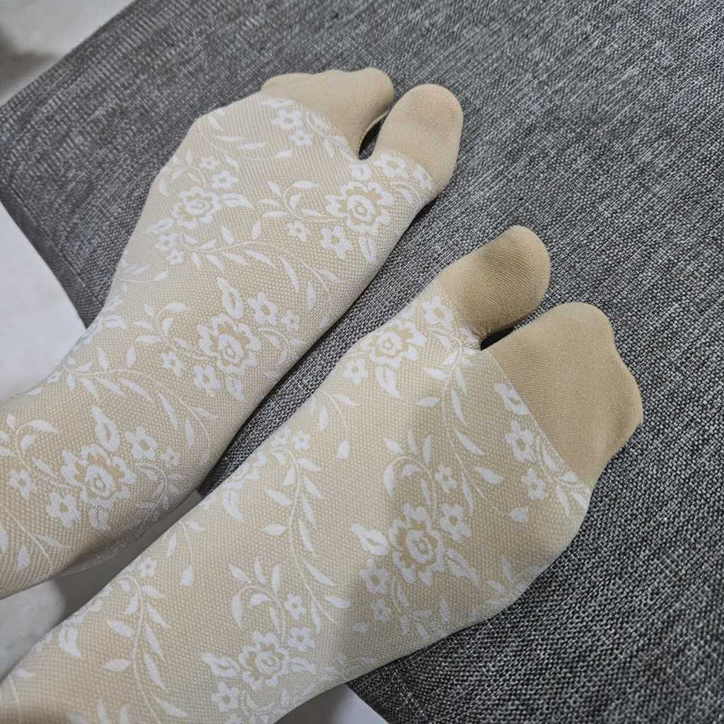 Kaos Kaki Wanita Jempol Premium Warna Kulit Motif Kaos Kaki Cewek Semata Kaki Muslimah Women Socks