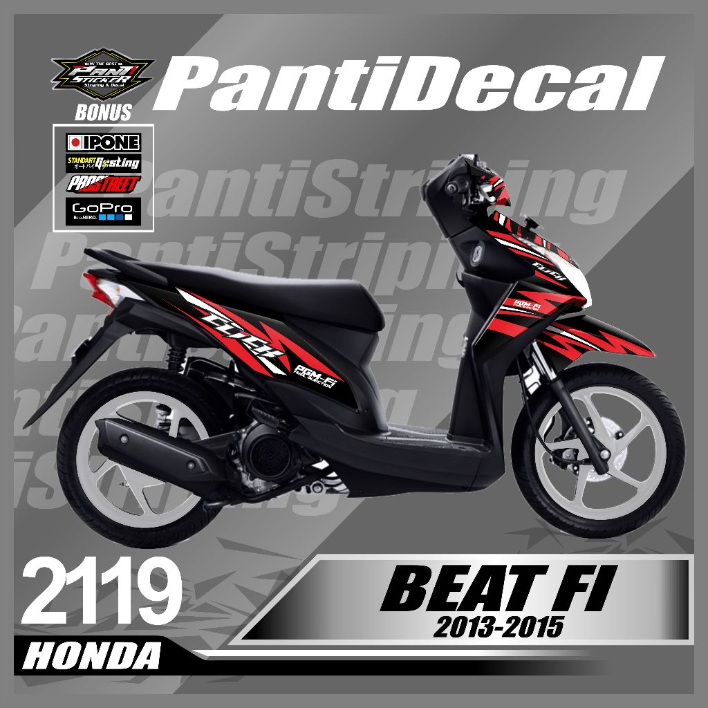 STIKER FULL BODY MOTOR MATIC BEAT OLD- SKOTLET STICKER BAET FI OLD DESAIN TERBARU