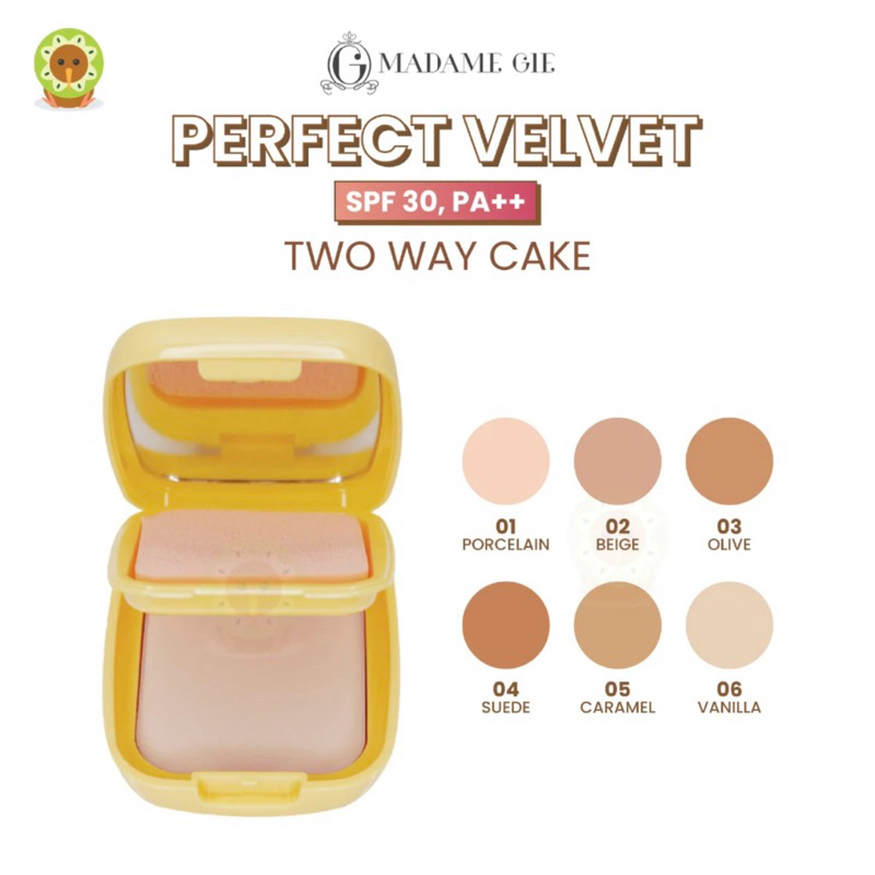 🪷Lotus.Cos🪷MADAM GIE KOSMETIK WAJAH PERFECT VELVET//BEDAK PADAT PREMIUM MURAH//