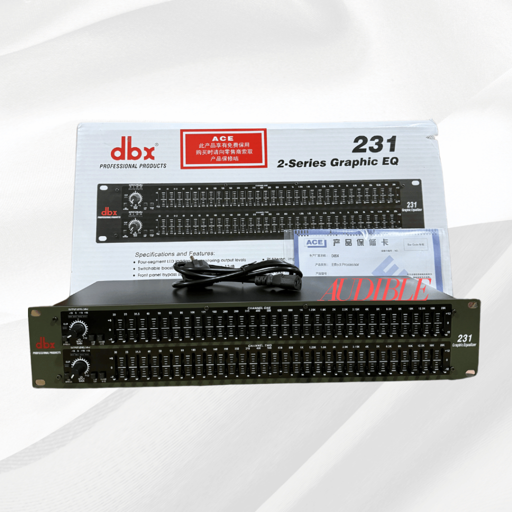 EQUALIZER DBX 231+SUBWOOFER / EQUALISER DBX 231 PLUS SUBWOOFER