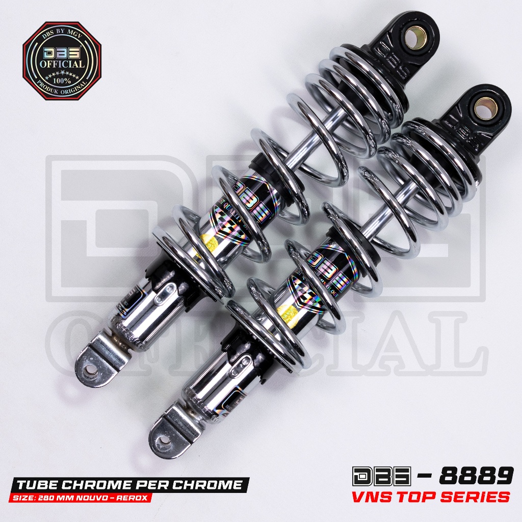 DBS 8889  Series Shock Belakang Aerox155, Nouvo, Nouvo Z, Nmax New 2020, Nmax Old, Pcx150, Pcx160