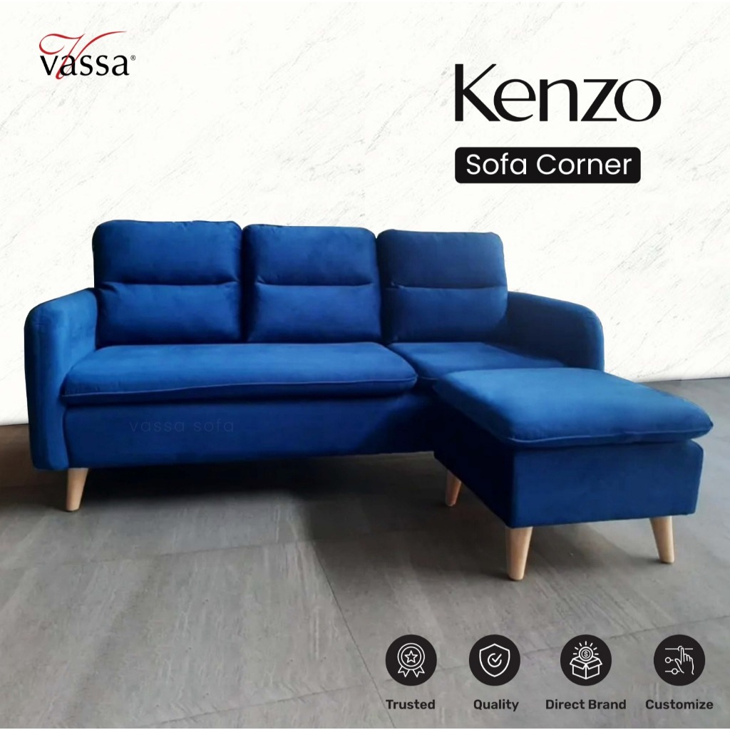 Sofa L Minimalis / Vassa Sofa L Kenzo / Corner Sofa