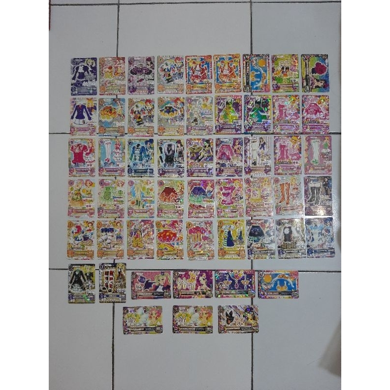 KARTU AIKATSU PREMIUM NORMAL RARE SHINY FLOWER CRYSTAL UNIT DRESS COLLECTION