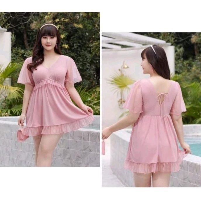 Swimwear Swimsuit Big Size Baju Renang Besar Jumbo MX05