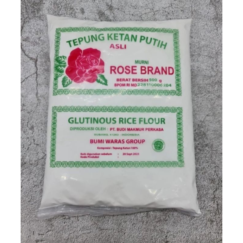 

Tepung Ketan Putih Rose Brand