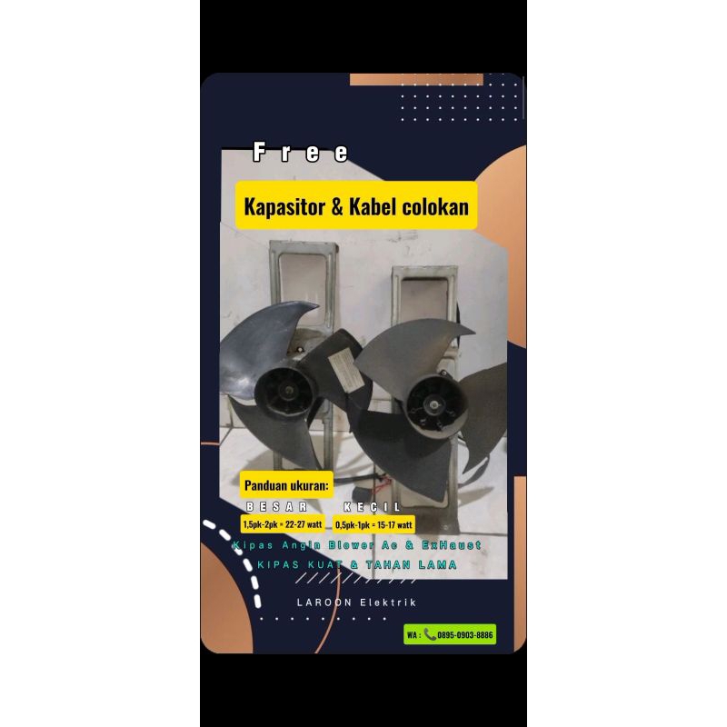 kipas angin outdoor Ac/blower&exhaust