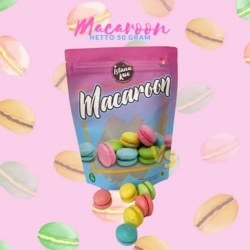 

Hiasan Kue Macaron Mini Snack Cemilan Kue Kering Makaron Kering Enak