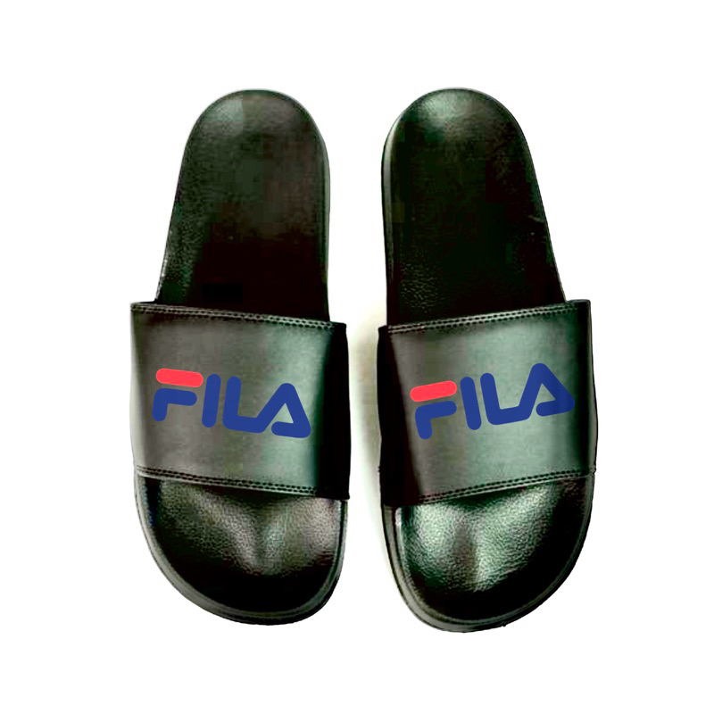 sendal slip on fila sport casual Sandal Slide Pria Wanita Sandal Slop Polos Upper Loke Sistem Sandal