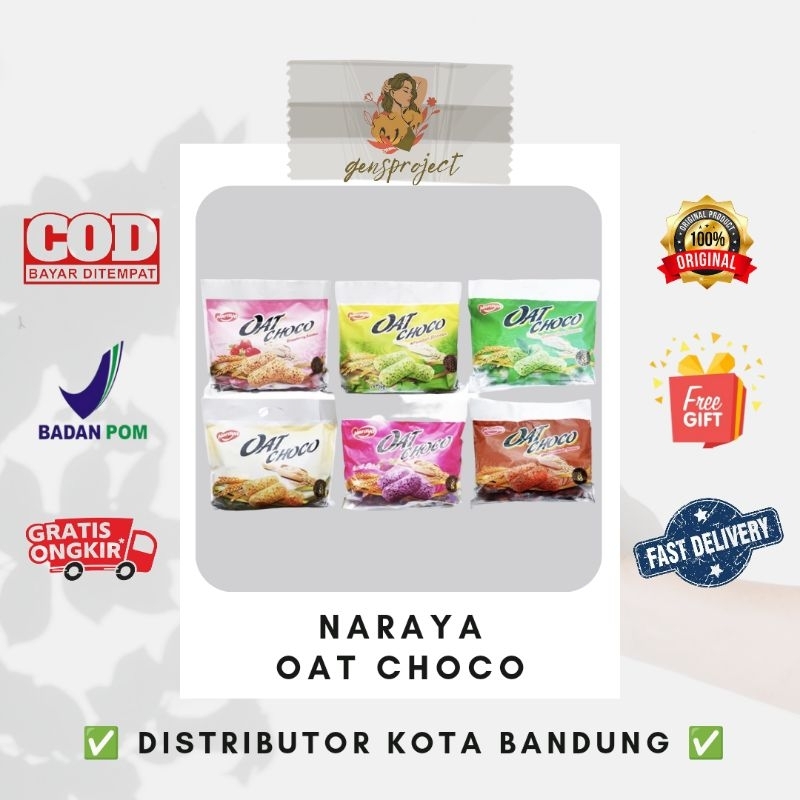 

NARAYA OAT CHOCO 400 GRAM ISI 40PCS