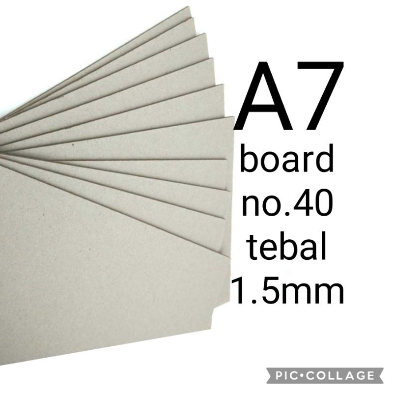 

Karton board / grey board no.40 A7 10.5x7.4cm
