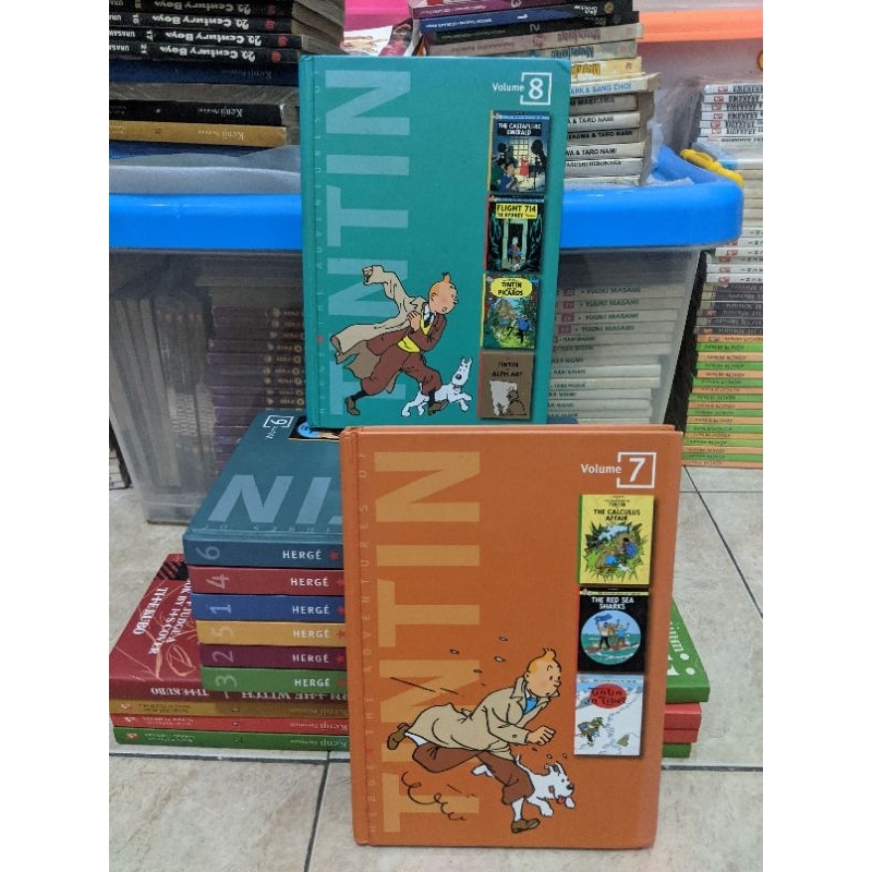 Komik Tintin  - Herge - Egmont vol 1-8 SET