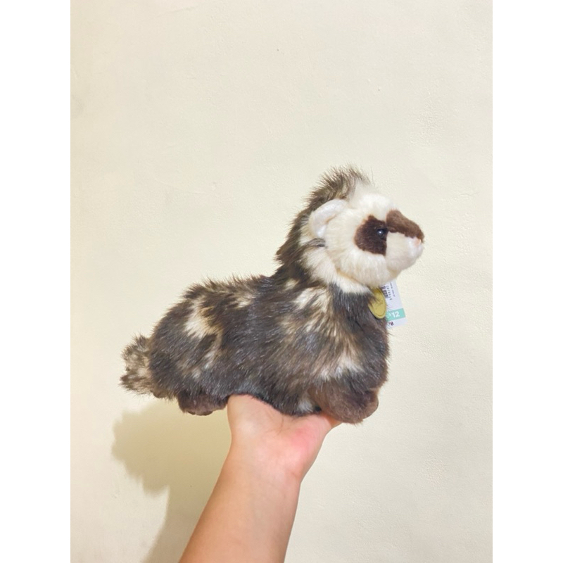 Boneka Wild Animal karakter Ferret size 30x19cm Original / Boneka Ferret / Boneka Hewan Ferret