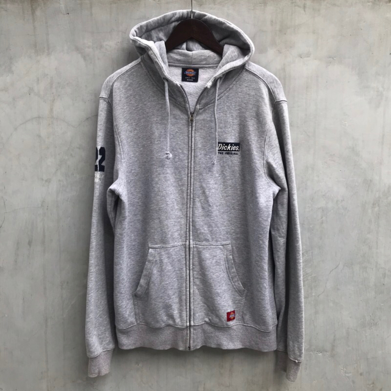 Jaket Zipper Hoodie by Dickies 22 Jacket Grey Medium
