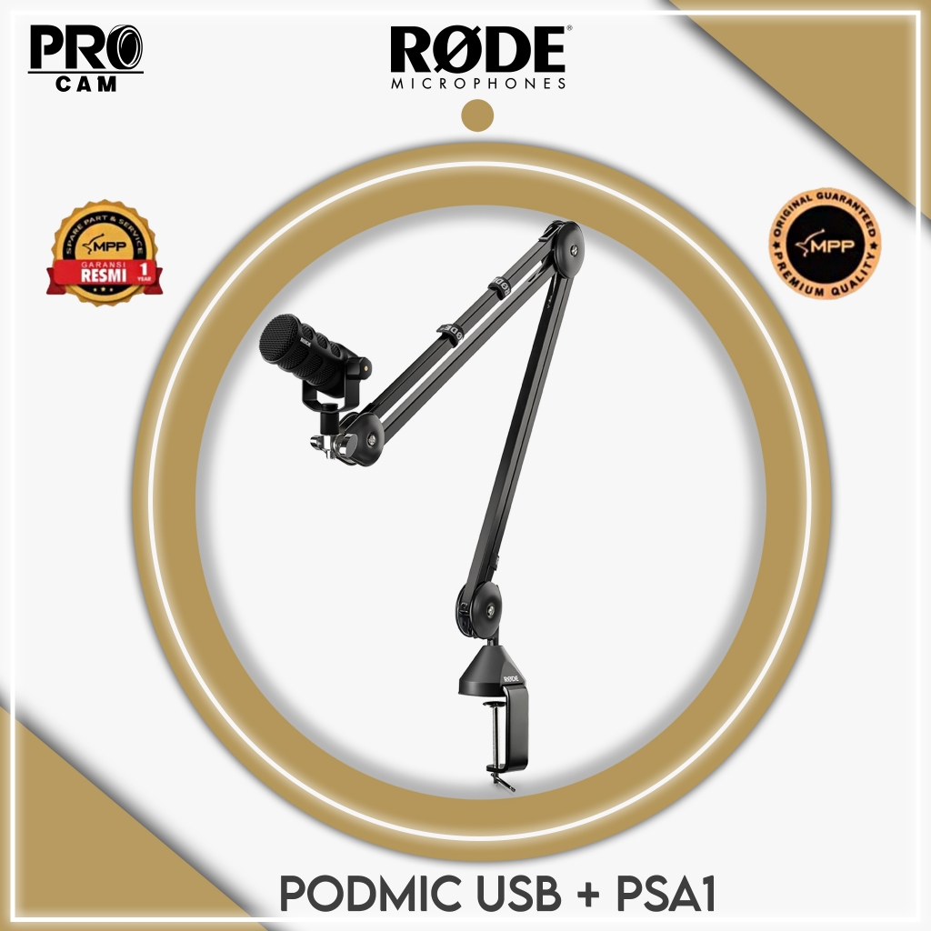 RODE PodMic USB / Rode Podmic USB Versatile Dynamic Broadcast Microphone / RODE Pod Mic USB