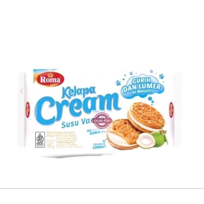 

ROMA KELAPA CREAM VANILA 180 GR