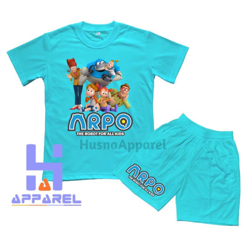 BAJU ANAK KAOS ANAK SETELAN ARPO THE ROBOT