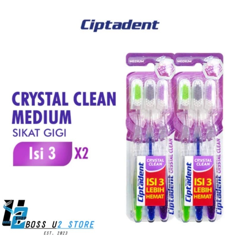 Sikat Gigi Ciptadent Crystal Clean